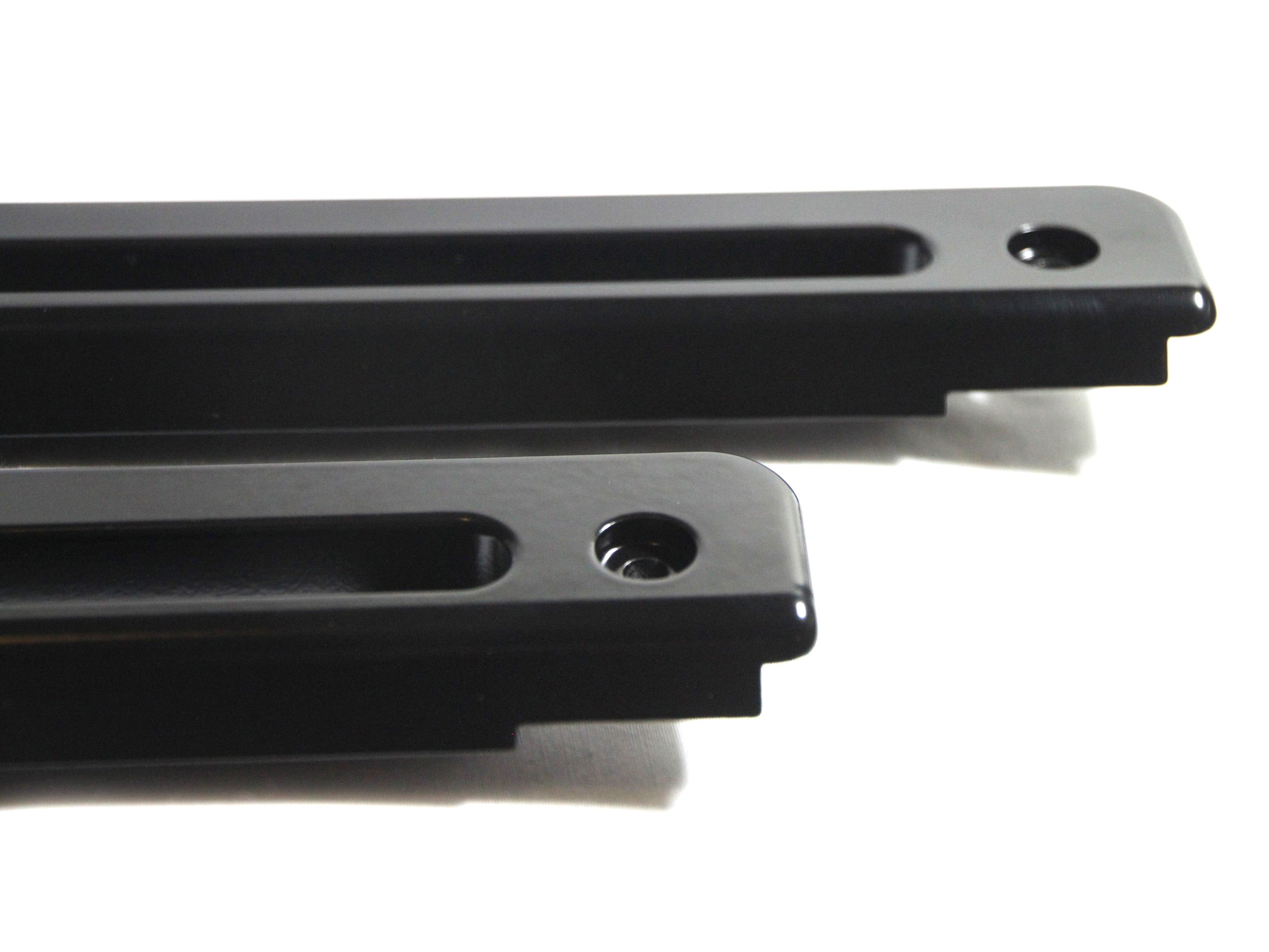 Defender Demister/Defrost Dash Vent Trim (10.5") - for Land Rover Defender 90/110/130 (solid aluminum, set of 2)