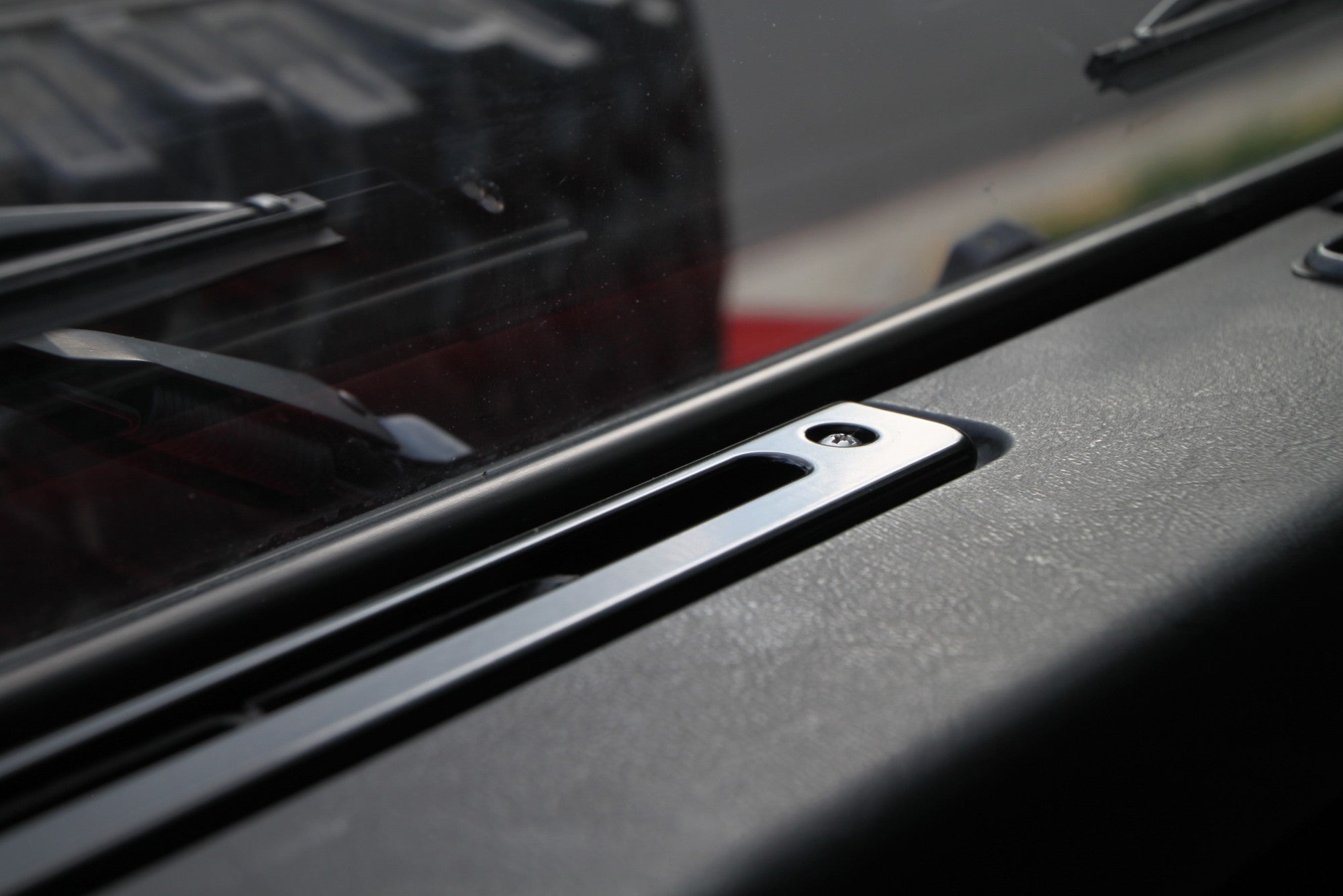 Defender Demister/Defrost Dash Vent Trim (10.5") - for Land Rover Defender 90/110/130 (solid aluminum, set of 2)