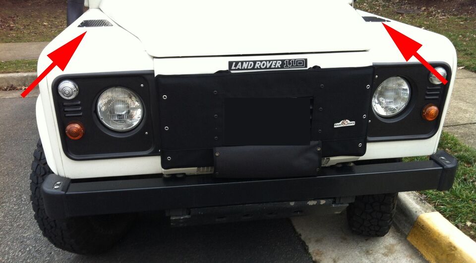 Defender Wingtop Vents - for Land Rover Defender 90/110/130 (solid aluminum, set of 2)