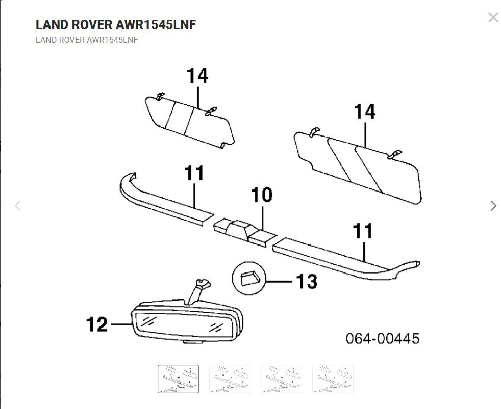 Defender NAS Soft Top Windscreen Trim Kit - for Land Rover 90