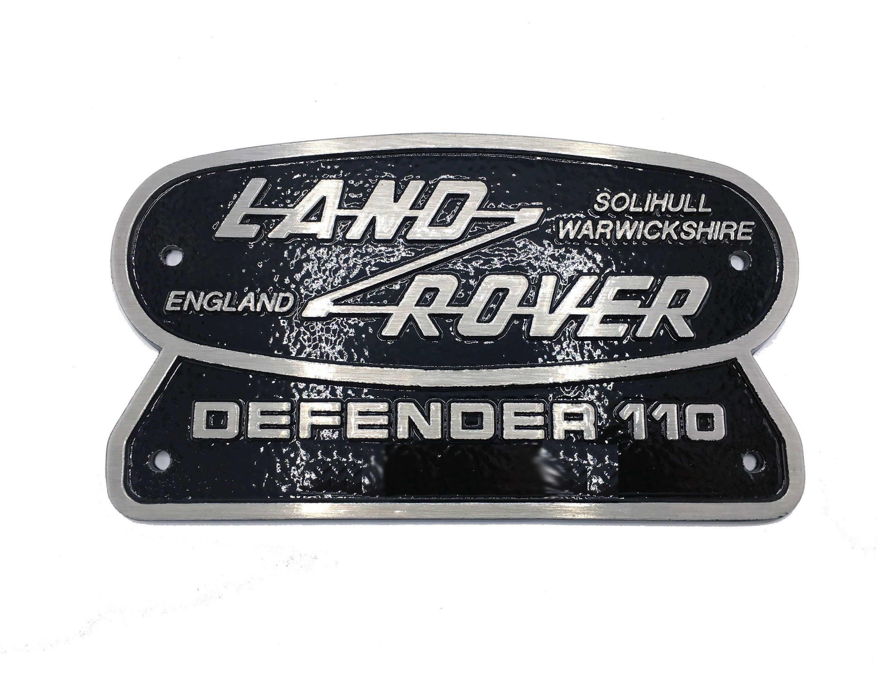 "Land Rover 110" Oval Badge (Cast Aluminum)