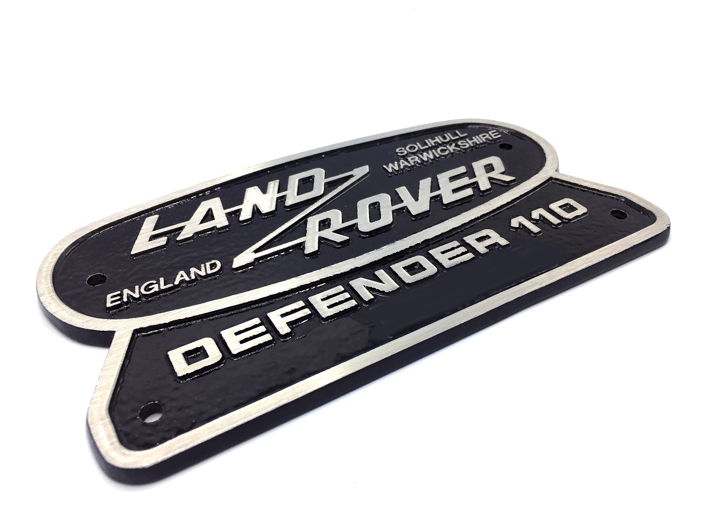 "Land Rover 110" Oval Badge (Cast Aluminum)