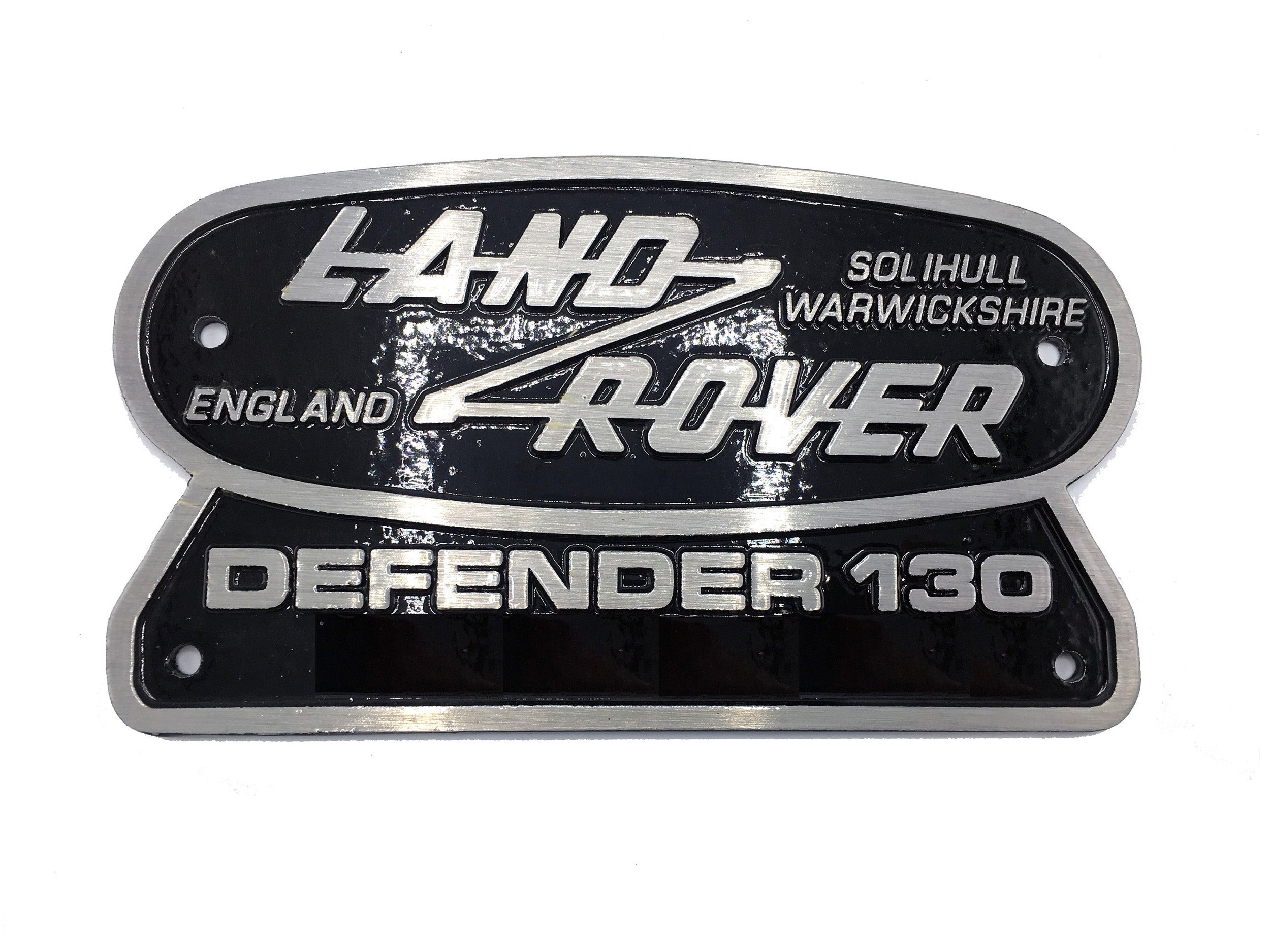 "Land Rover 130" Oval Badge (Cast Aluminum)