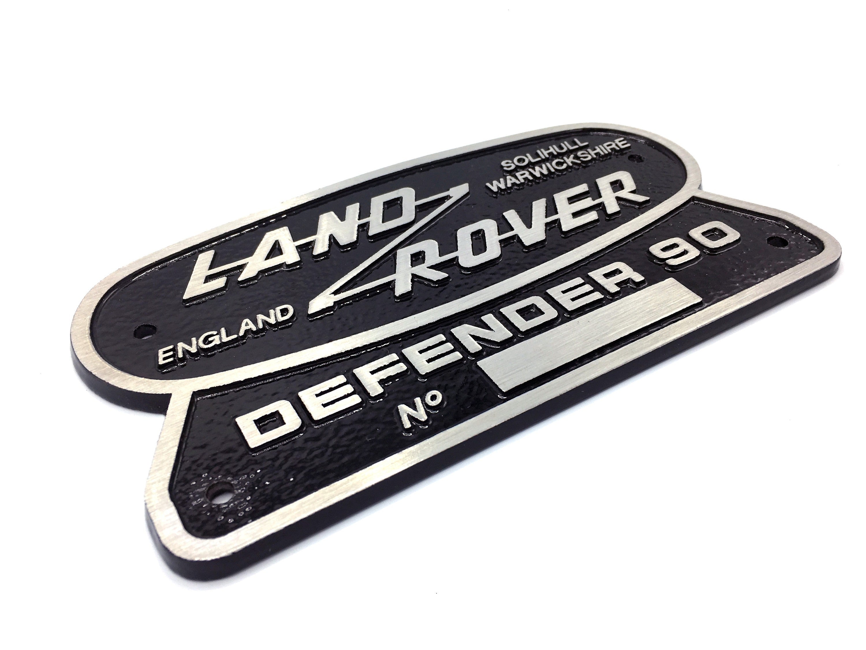 "Land Rover 90" Oval Badge (Cast Aluminum)