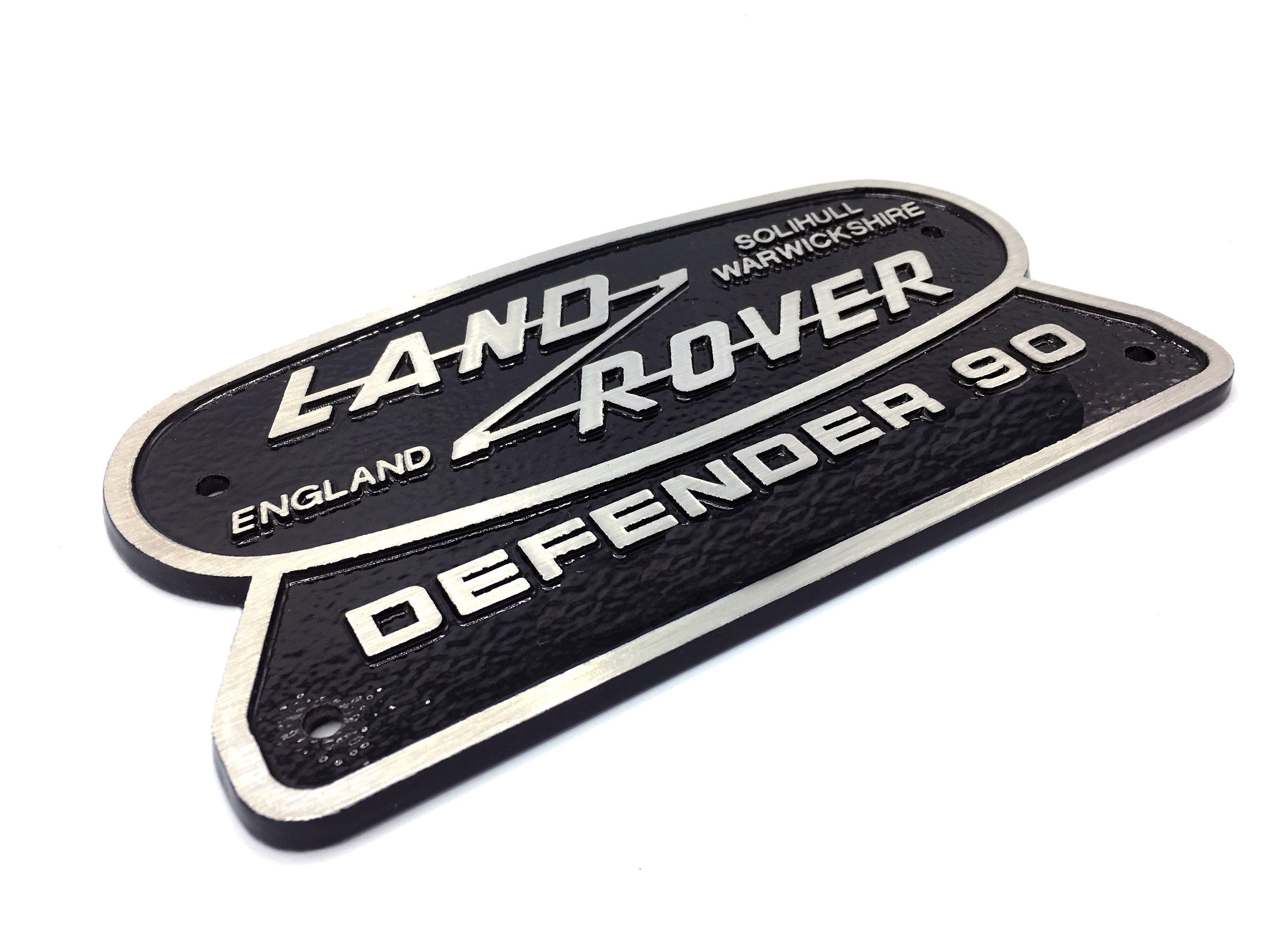 "Land Rover 90" Oval Badge (Cast Aluminum)