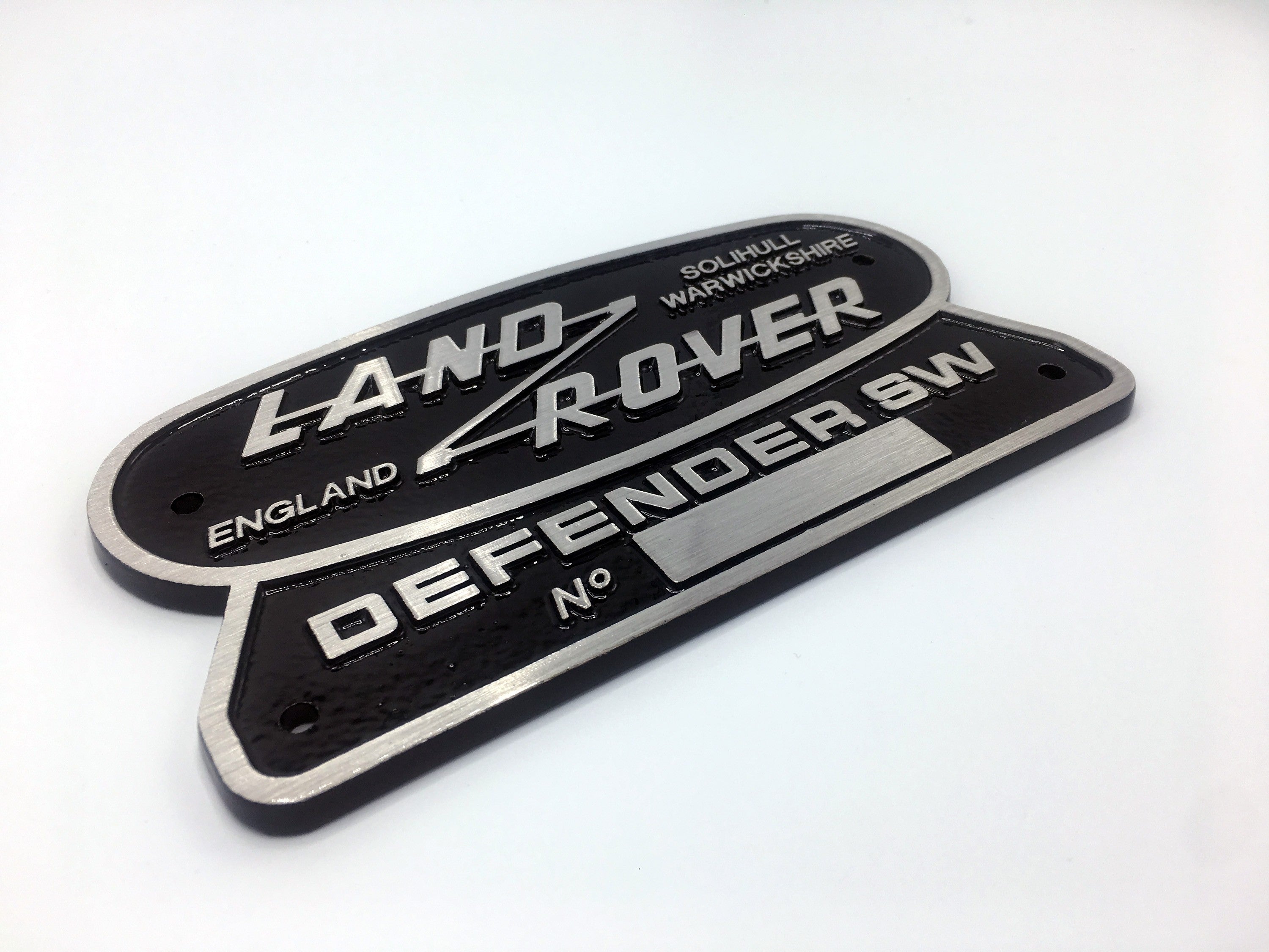 "Land Rover Station Wagon" Oval Badge (Cast Aluminum)