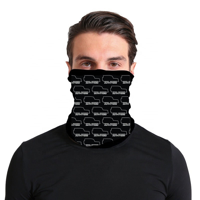 "Series-Defender Outfitters" logo tubular Neck Gaiter / Bandana / Face Mask
