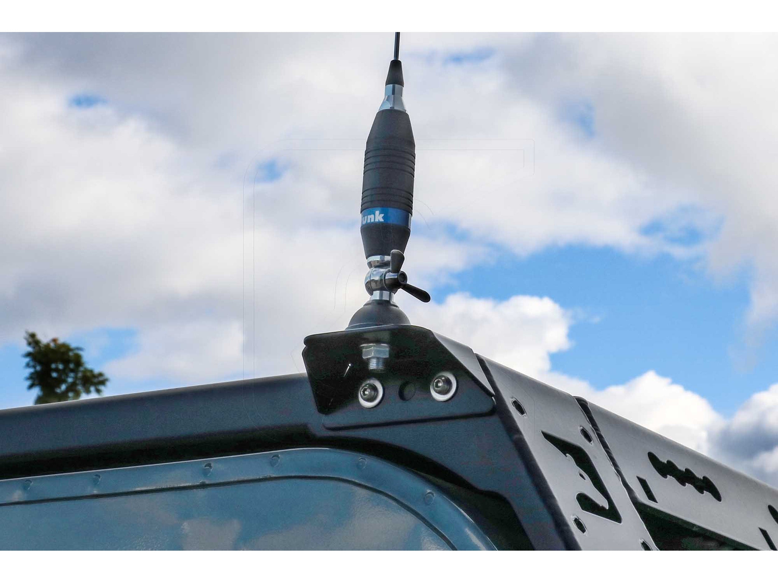 Roof Mount Antenna Bracket RTS27L Hustler Roof Mount CB Antenna