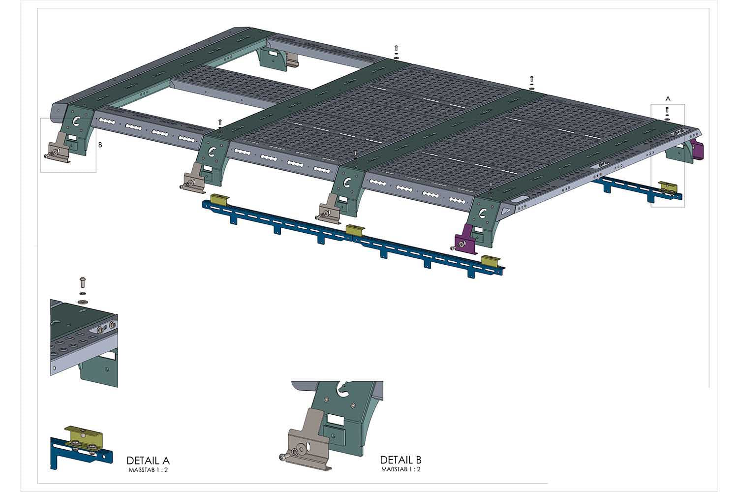CargoBear 2.0 Modular Roof Rack System - for INEOS Grenadier
