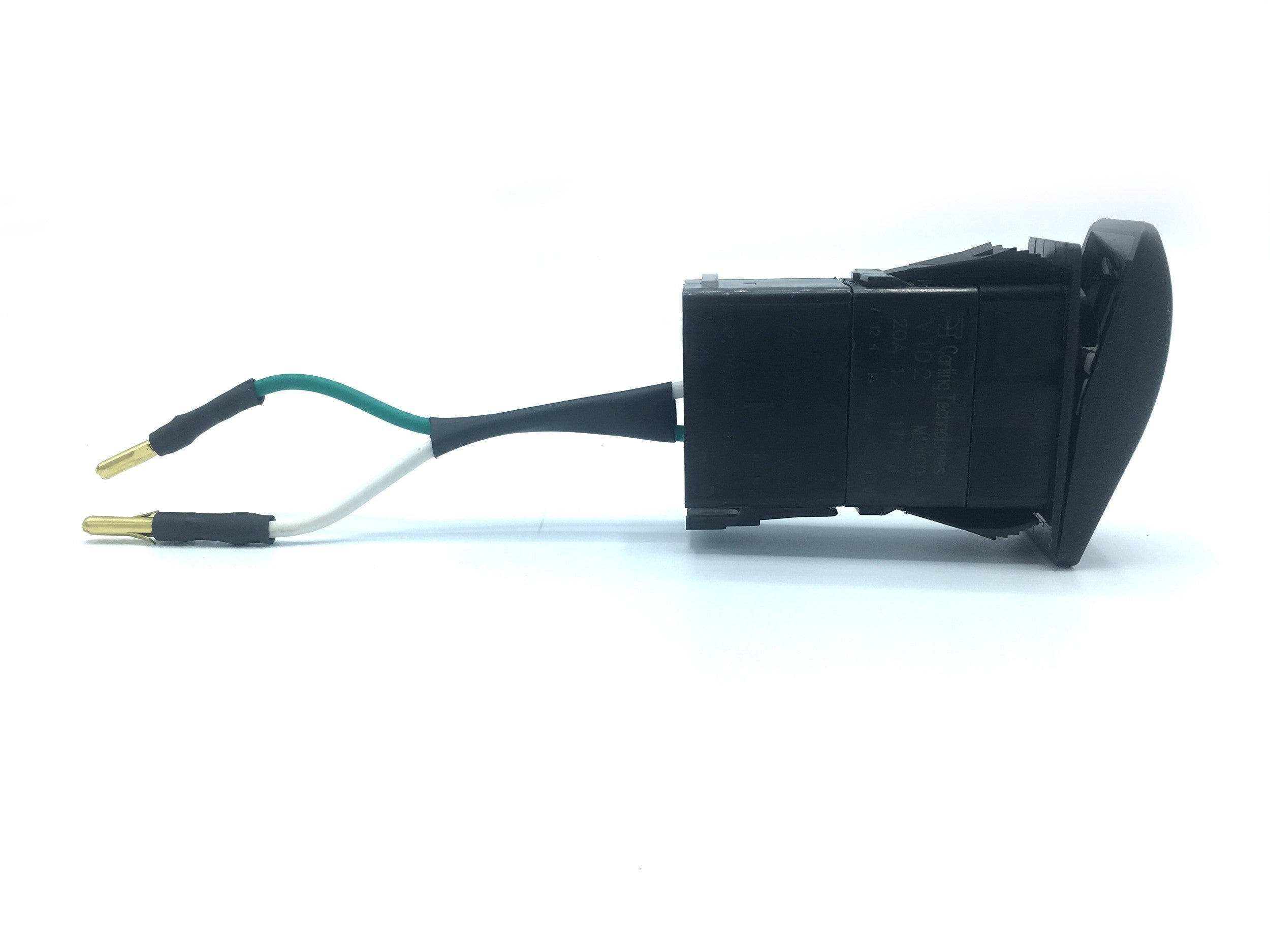 Defender Rear Defrost Switch Wiring Harness (*includes* Carling Switch & Multiplug) - for Land Rover 90/110