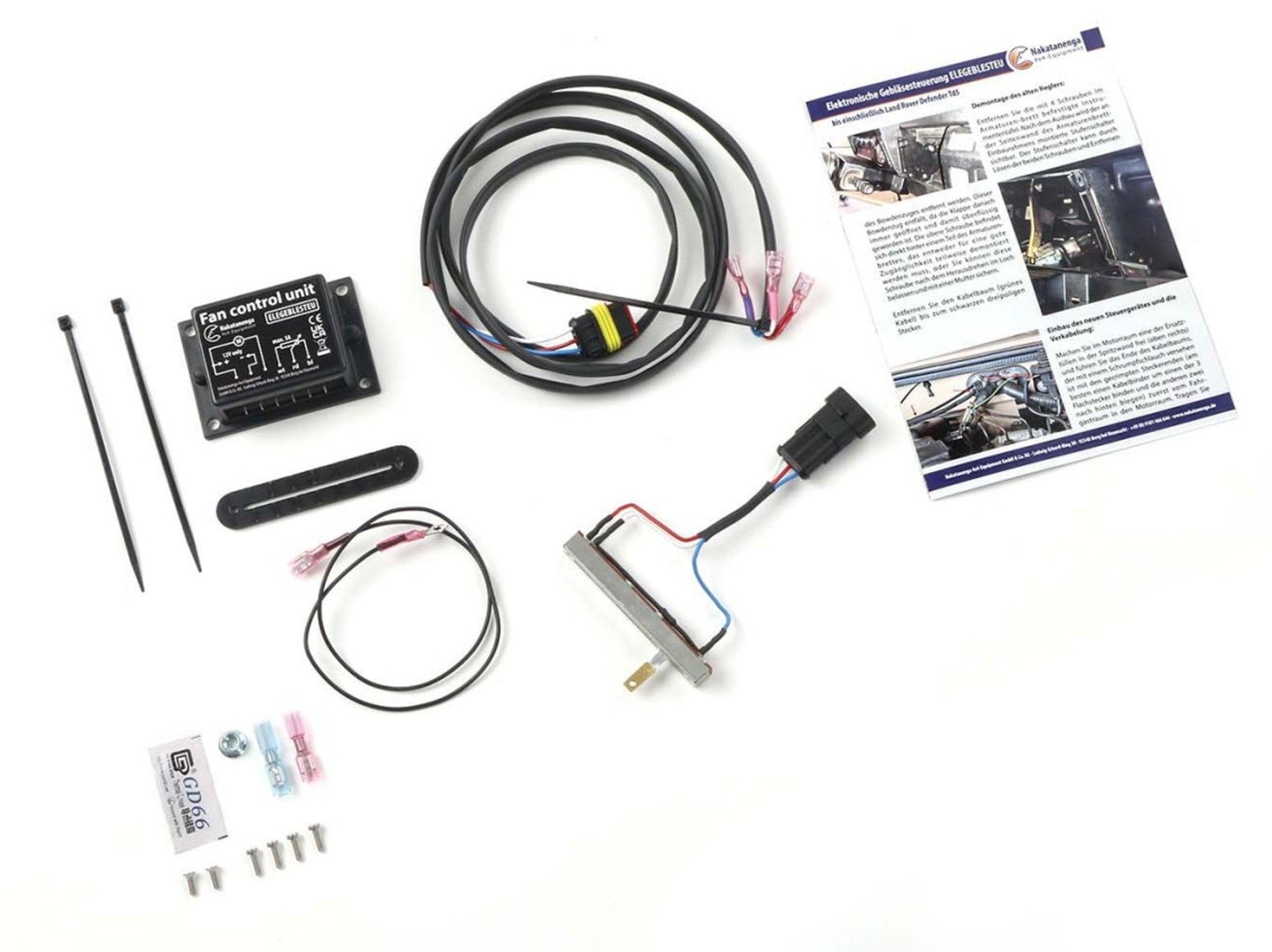 Electronic blower fan control - for Land Rover Defender 90/110/130