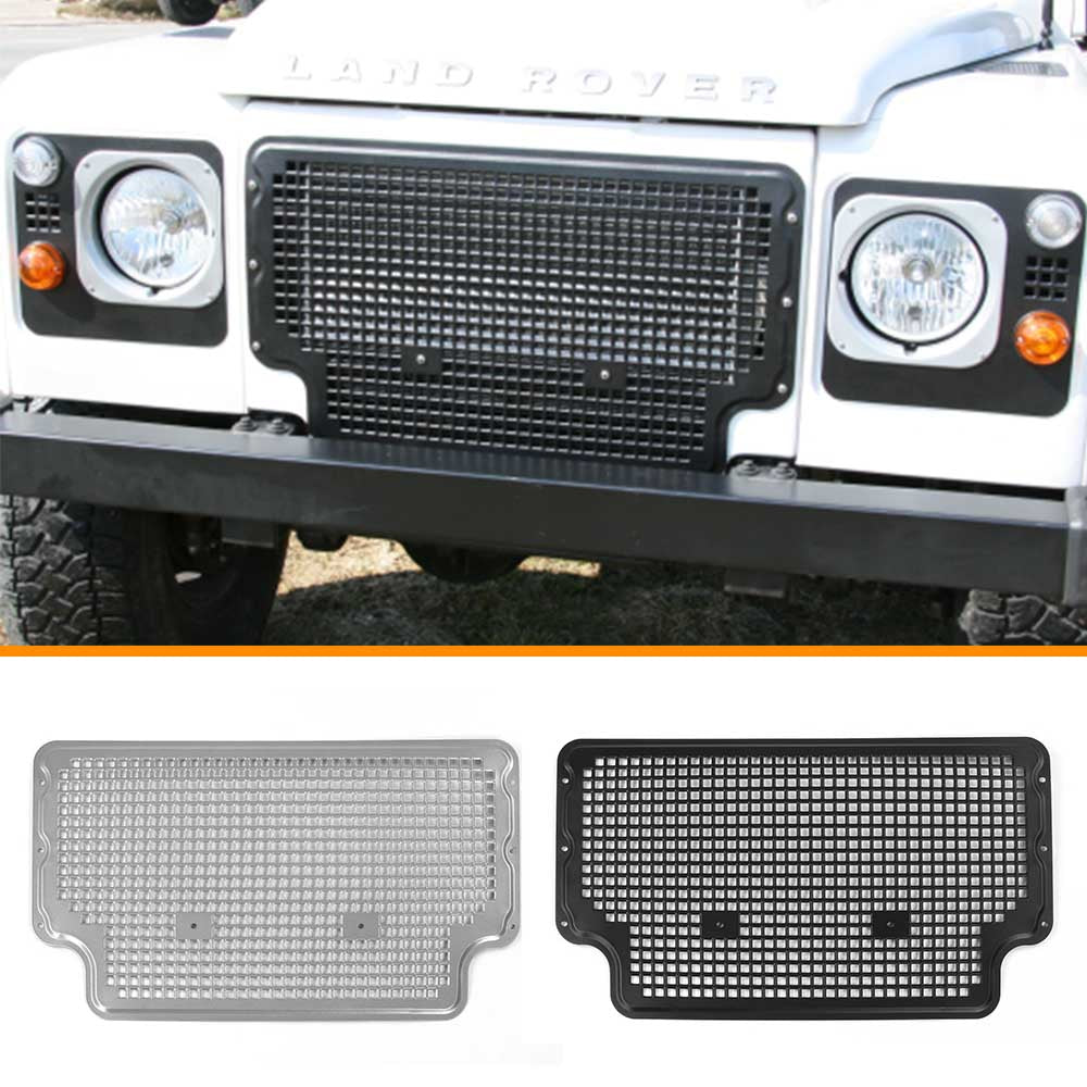 Heritage Style Front Grille - Land Rover Defender or Series (without A/C, stamped aluminum)