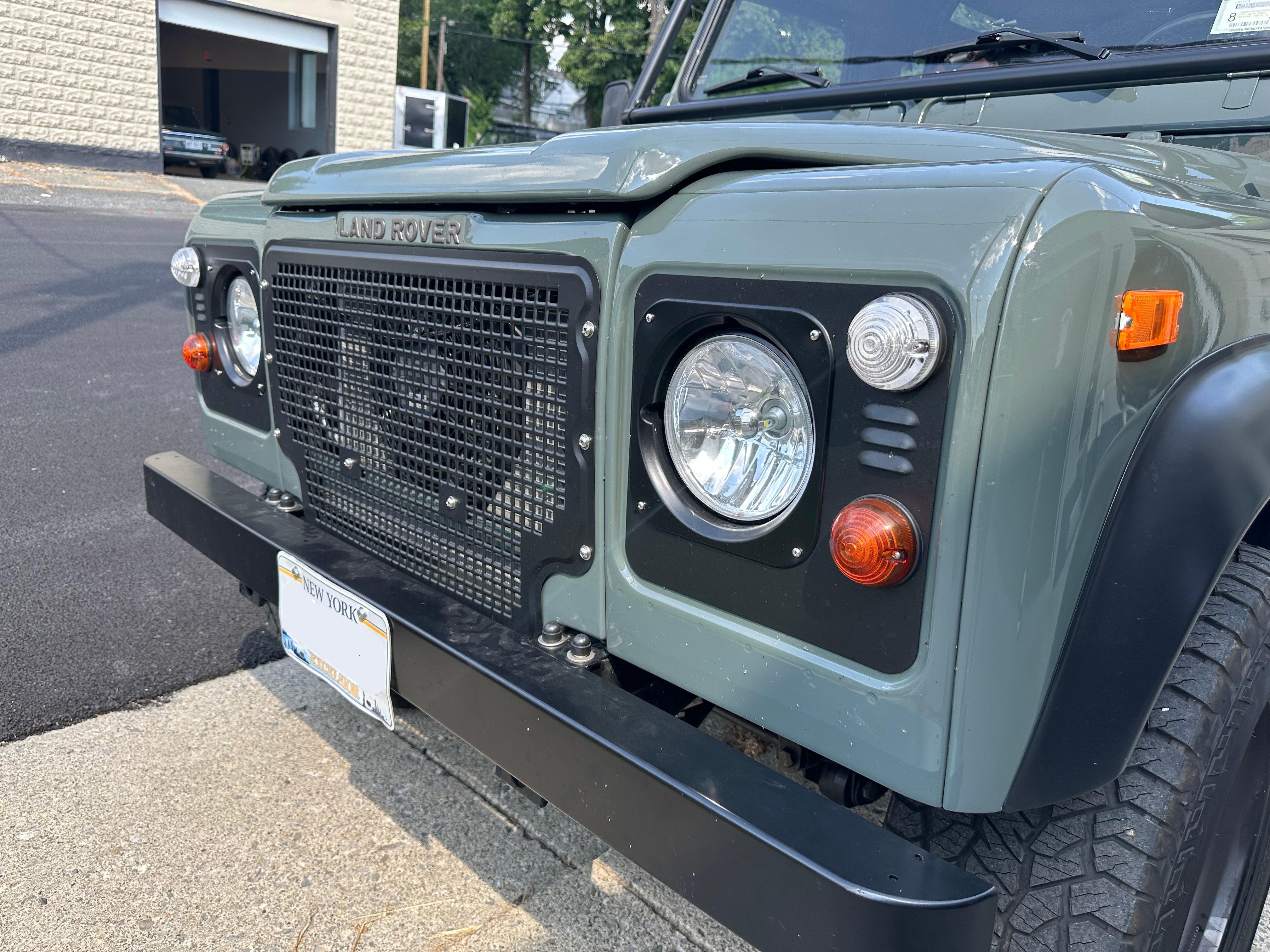 Heritage Style Front Grille - Land Rover Defender or Series (without A/C, stamped aluminum)