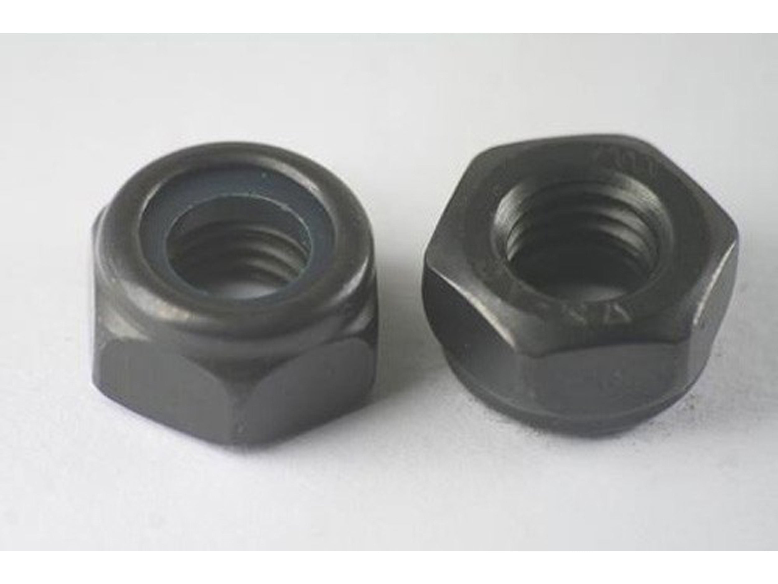 Stainless Steel Nyloc Nut (black-oxide coated or bare) - for NAS Defender Roll Cage Bolts (*sold individually*)
