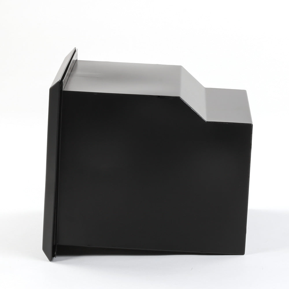 Side storage locker/box (stainless steel & black powdercoated) - for Land Rover Defender 110