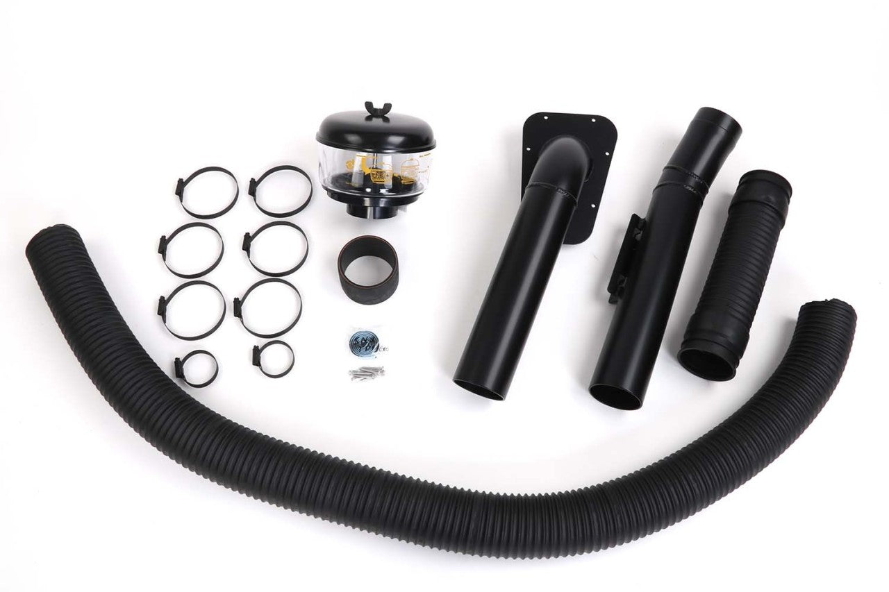 Raised Air Intake with cyclone head and conversion kit for air filter housing - Land Rover Defender (300Tdi, Td5)