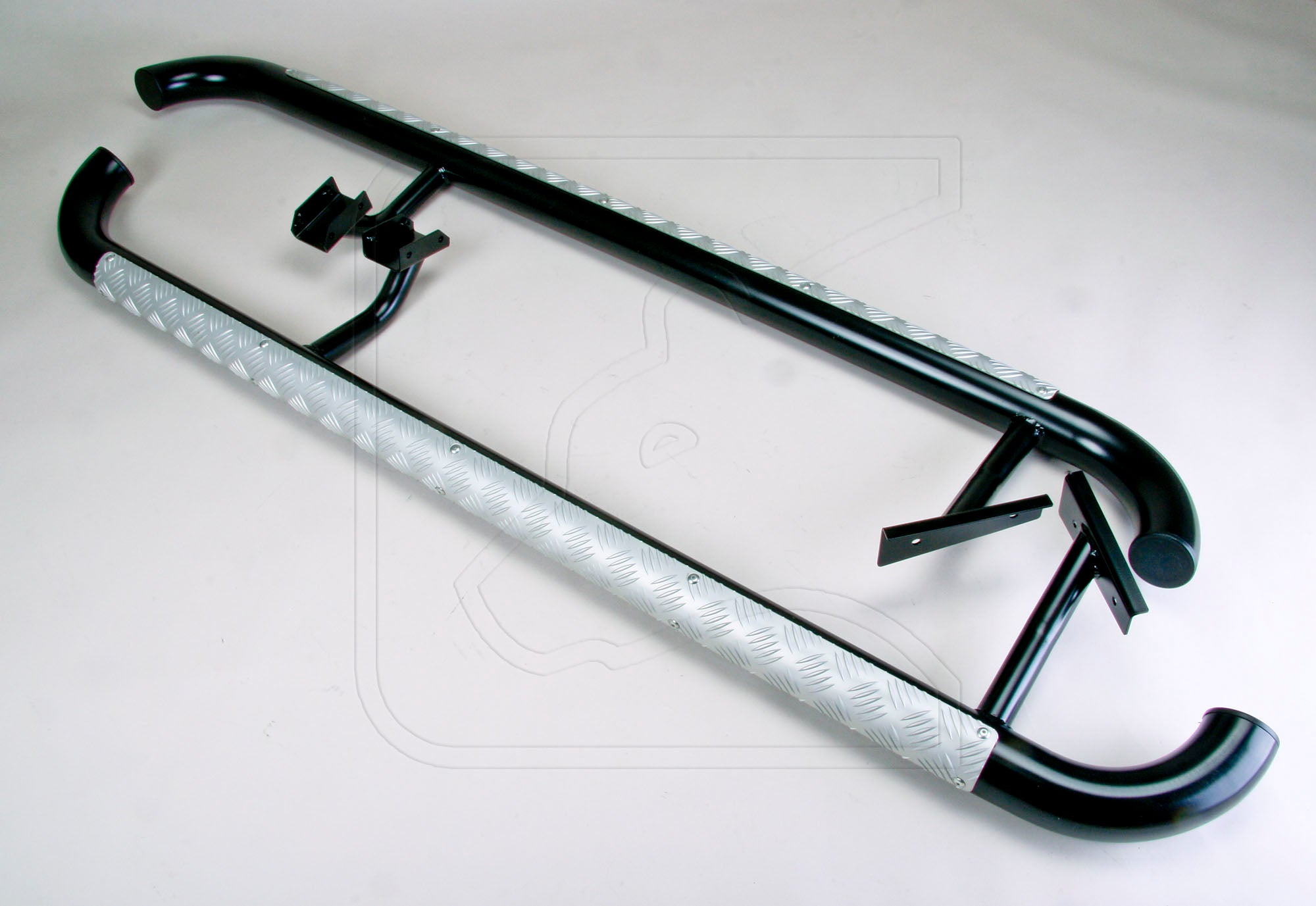 Running Boards (round tubular) - for Land Rover Defender 90/110 [***6-8 WEEK LEAD-TIME***]