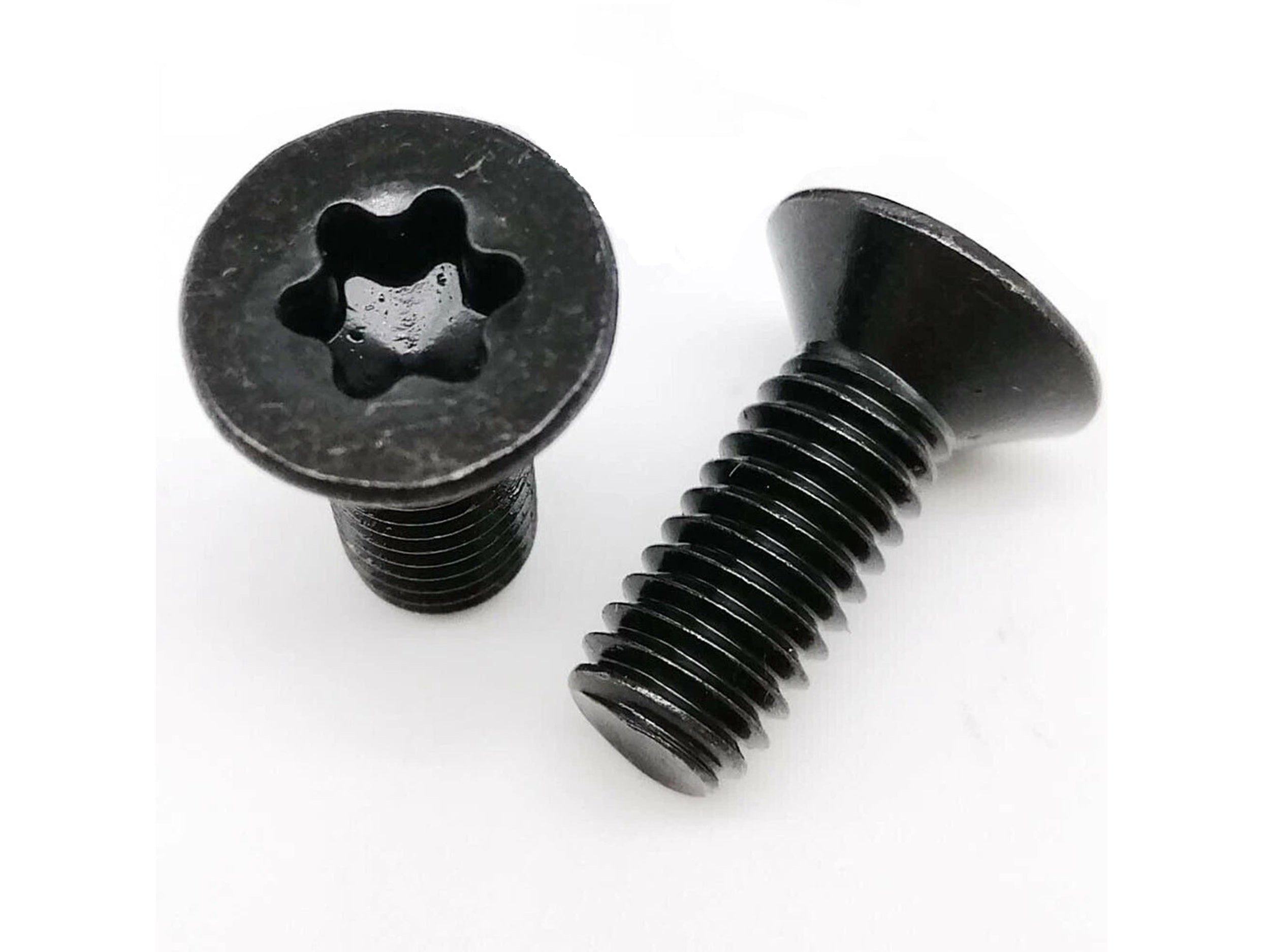 Yamaha TW200 - Black Stainless Brake Master Cylinder Cover Screws (Set of 2)