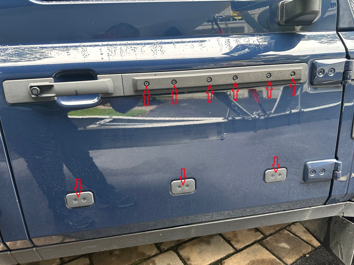 INEOS Quartermaster - stainless hardware kit for Exterior Factory Bump Strips