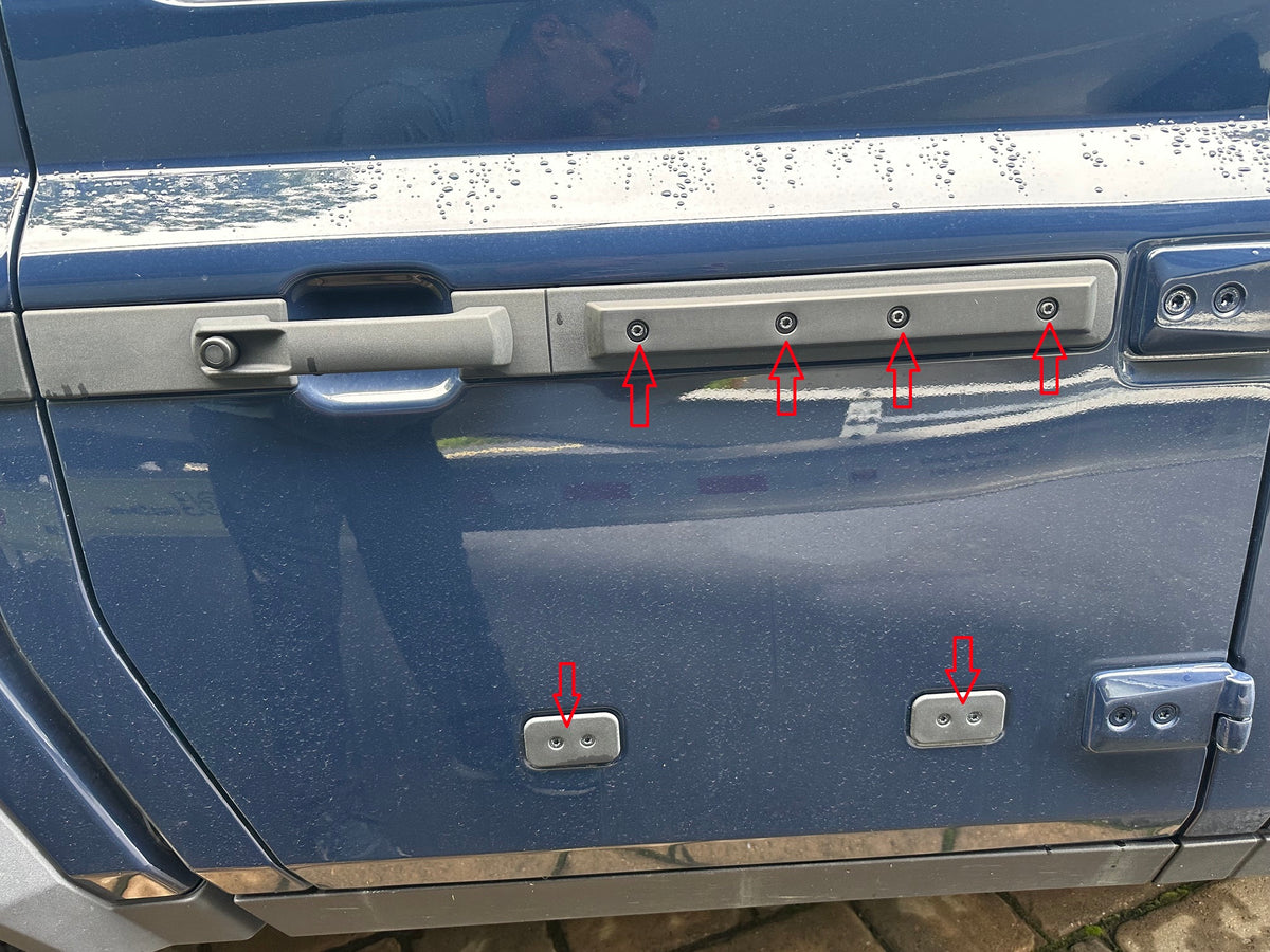 INEOS Quartermaster - stainless hardware kit for Exterior Factory Bump Strips