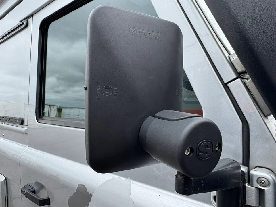 Defender 'Unbreakable' Wolf Wing Mirror - for Land Rover 90/110/130 [NEW UPDATED VERSION]
